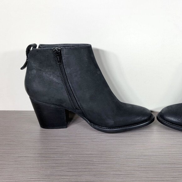 Blondo Nivada Waterproof Side Zip Bootie, Black Leather, Womens Size 7 M - Picture 7 of 12